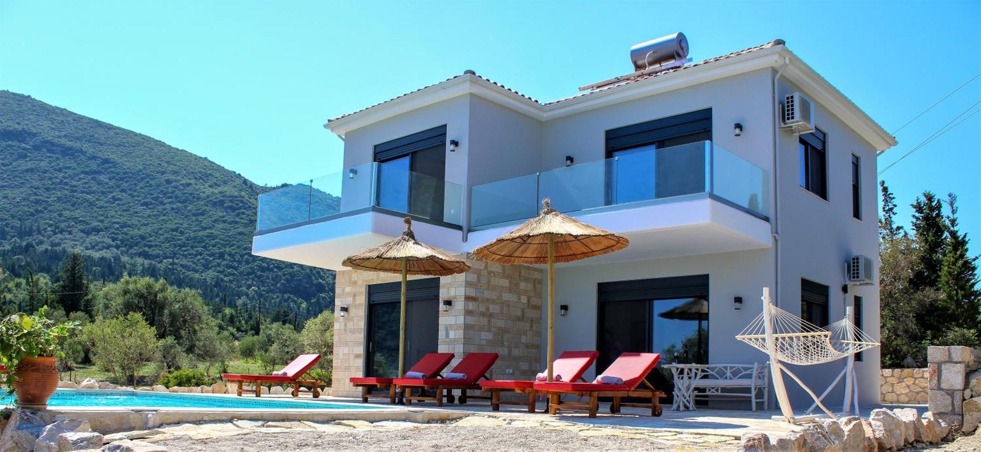 Villa Maura-Lefkada นีดรี ภายนอก รูปภาพ